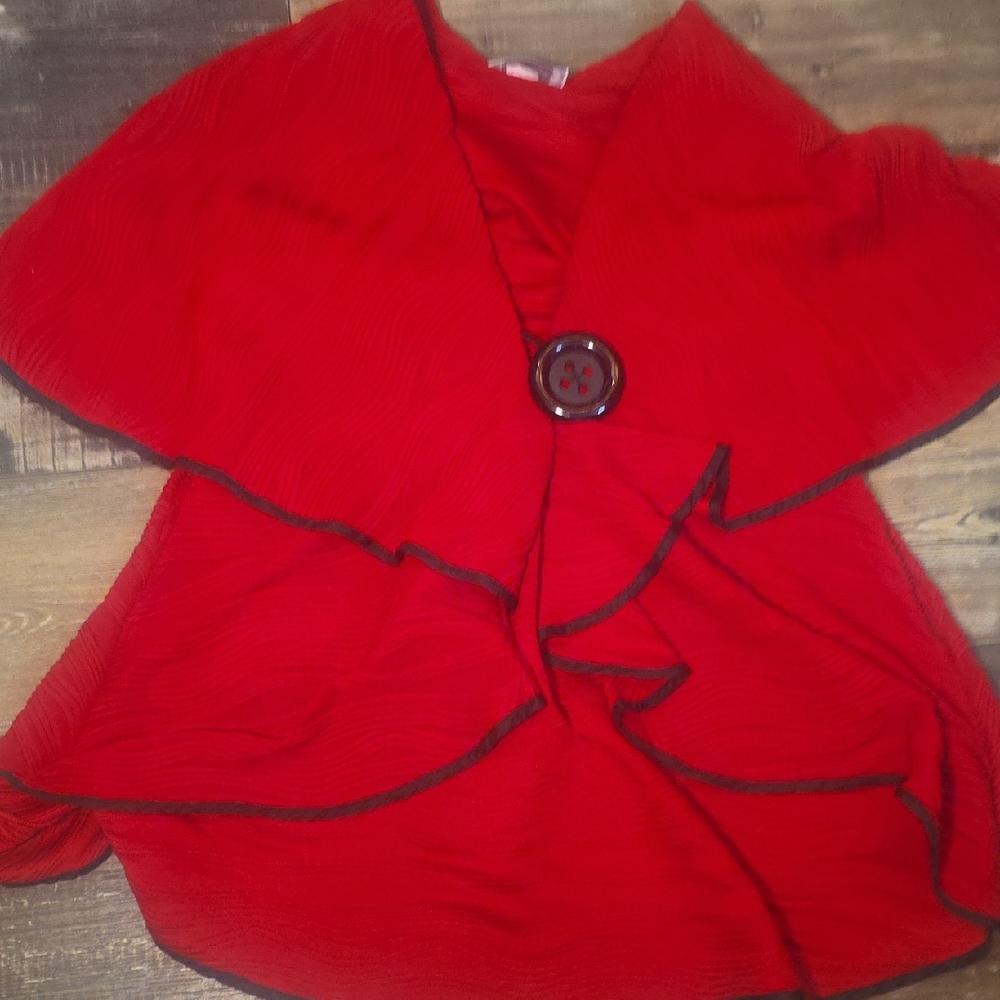 Elegant Red Women's Sweater